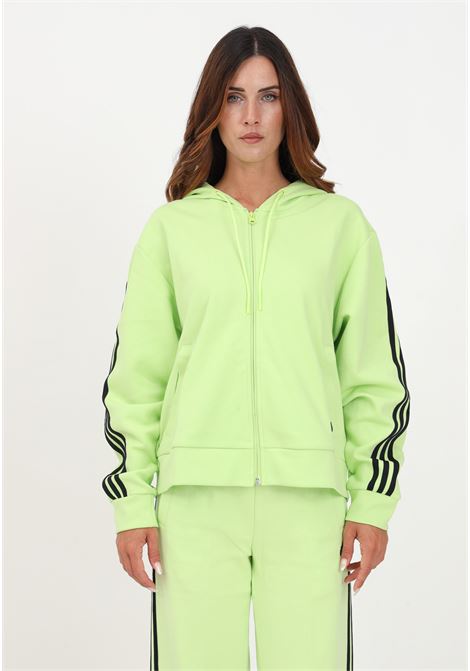 Future Icons 3-Stripes neon zip sweatshirt for women ADIDAS PERFORMANCE | Hoodie | IL3047.