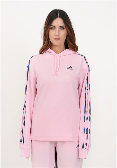 Pink hooded sweatshirt for women ADIDAS PERFORMANCE | IL5873.