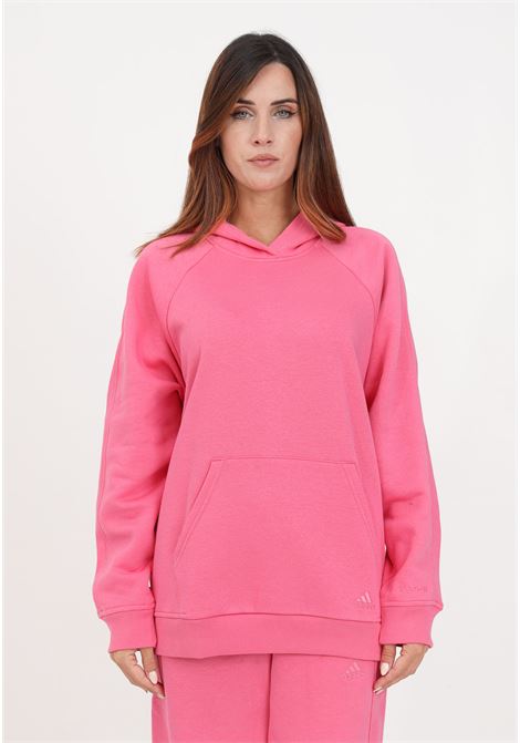 SZN Fleece Boyfriend fuchsia oversized hoodie for women ADIDAS PERFORMANCE | IM0321.