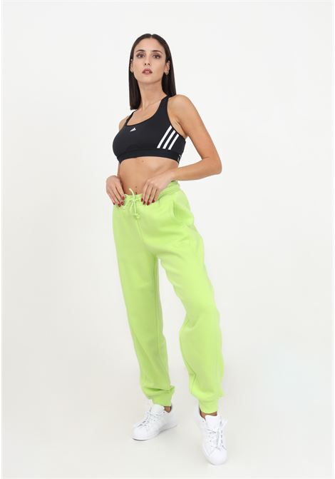 Fluorescent yellow trousers with elastic waist and detail on the left pocket ADIDAS PERFORMANCE | Pants | IM0330.