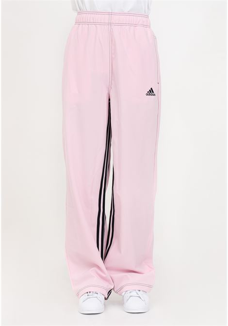 Women's Light Pink 3 Stripe Wide Leg Pants ADIDAS PERFORMANCE | Pants | IM4978.