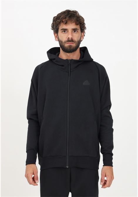 ZNE Premium Men's Black Zip Sweatshirt ADIDAS PERFORMANCE | Hoodie | IN5089.