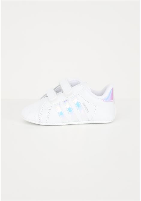 White Superstar sneakers for newborn ADIDAS | Sneakers | BD8000.