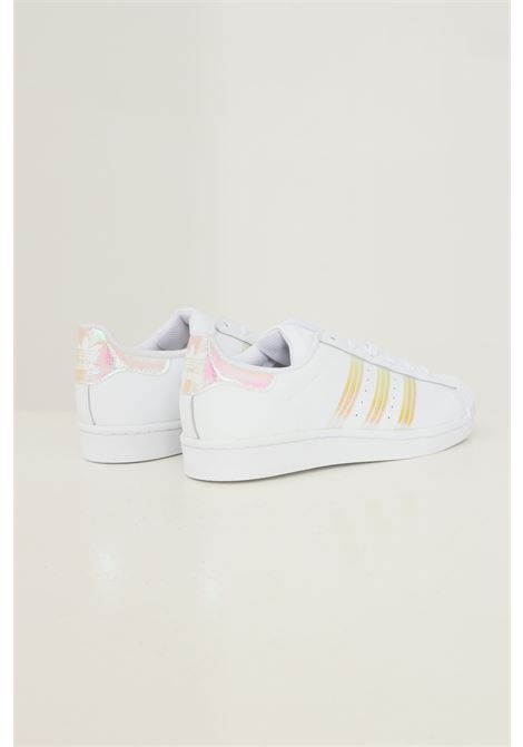 White Superstar sneakers for women with sparkling details ADIDAS | Sneakers | FV3139J.