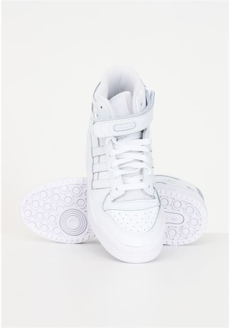Forum Mid white sports sneakers for women ADIDAS | Sneakers | FZ2086J.