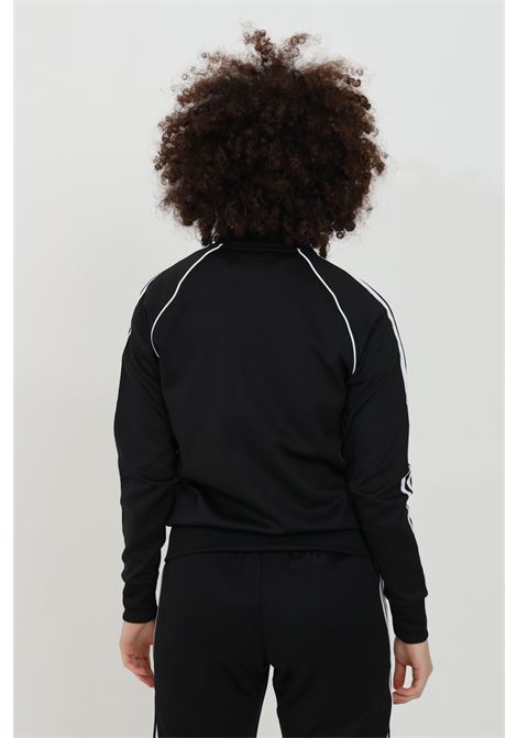Primeblue sst black women's sweatshirt with full zip ADIDAS ORIGINALS | GD2374.