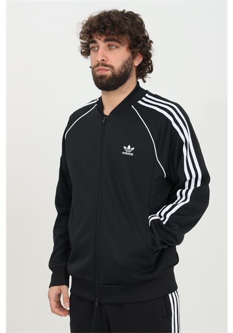 Men's black zip-up sweatshirt ADIDAS ORIGINALS | GF0198.