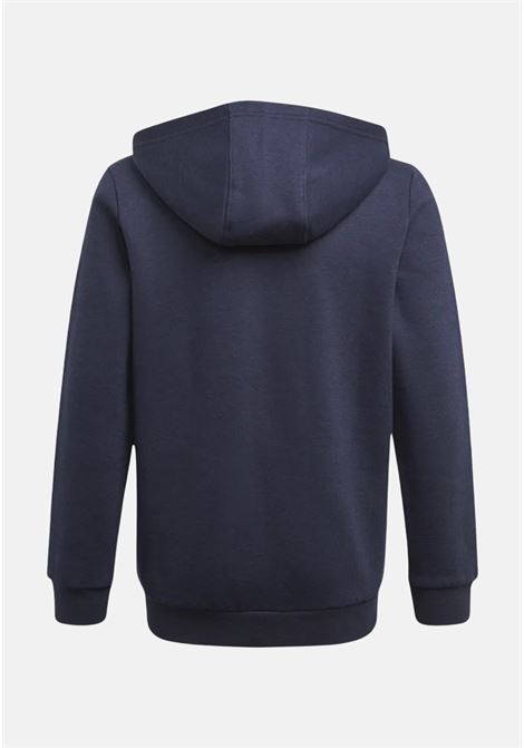 Essentials 3-Stripe blue zip sweatshirt for boys and girls ADIDAS ORIGINALS | Hoodie | GQ8902.