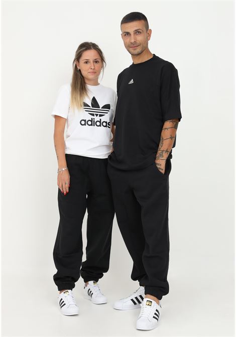 Black Adicolor Trefoil Sweatpants for men and women ADIDAS | Pants | H11379.