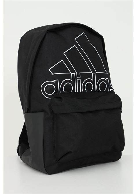 Black backpack for men and women with adidas Badge of Sport logo ADIDAS ORIGINALS | Backpacks | HC4759.