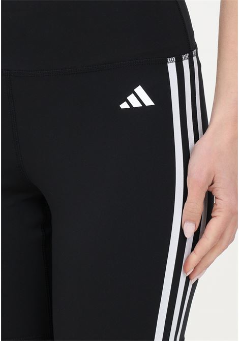 Women's Essentials 3-Stripes High-Waisted Black Training Shorts ADIDAS | Shorts | HK9964.