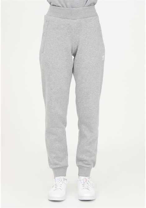 Pantalone sportivo grigio da donna con logo Trefoil ADIDAS | Pantaloni | IA6460.