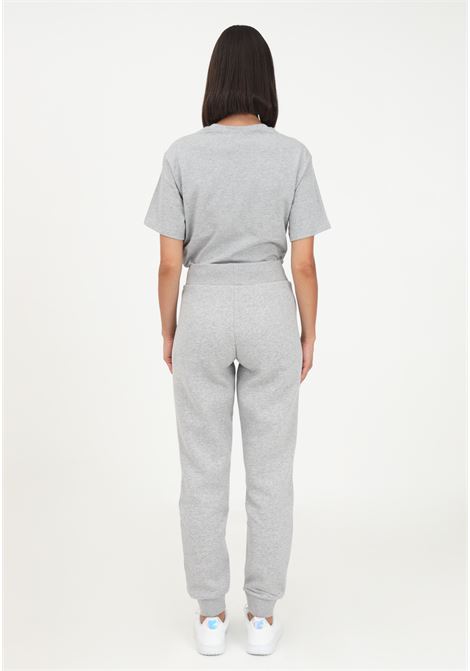 Pantalone sportivo grigio da donna con logo Trefoil ADIDAS | IA6460.