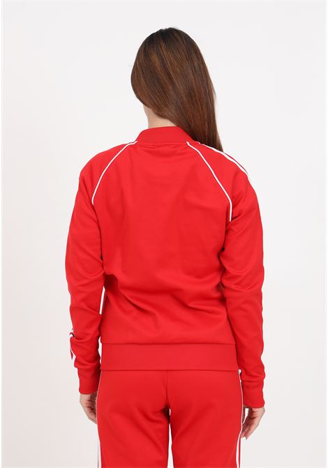 SST women's red zip sweatshirt ADIDAS ORIGINALS | IB5913.