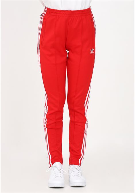 Pantalone sportivo rosso da donna Adicolor SST ADIDAS | IB5917.