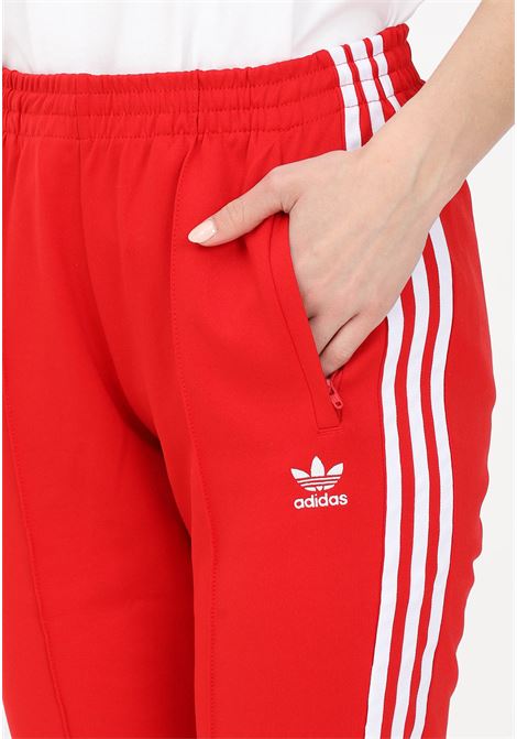Pantalone sportivo rosso da donna Adicolor SST ADIDAS | Pantaloni | IB5917.