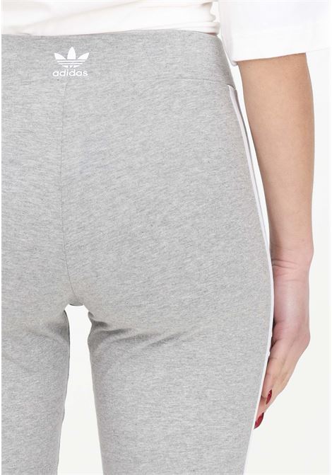 Gray 3-stripes leggings for women ADIDAS | Leggings | IB7384.
