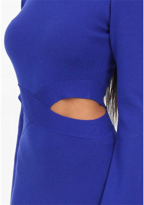 Miniabito blu con cut out laterali da donna AKEP | Abiti | VSKD03071BLU