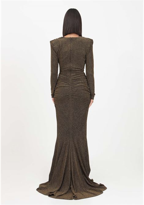 Long gold dress for women ALMA SANCHEZ | Dresses | ADALFA-ELORO