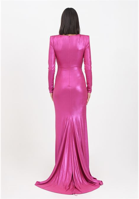 Long fuchsia dress for women ALMA SANCHEZ | Dresses | ALETA-ELPORPORA