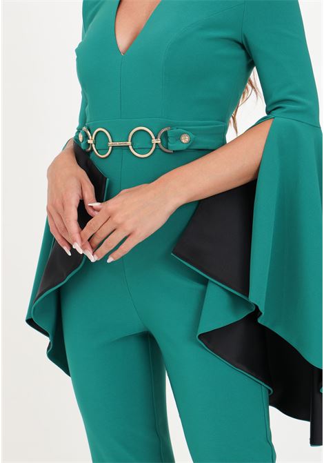 Tuta elegante verde da donna ALMA SANCHEZ | Tute | ELETTRA-TSMERALDO