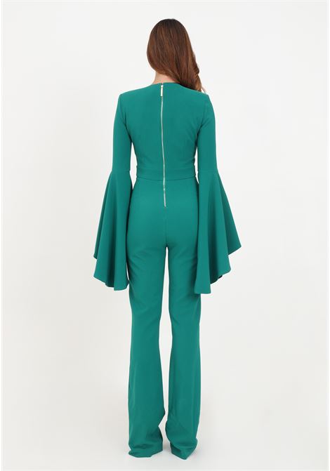 Elegant green jumpsuit for women ALMA SANCHEZ | Sport suits | ELETTRA-TSMERALDO