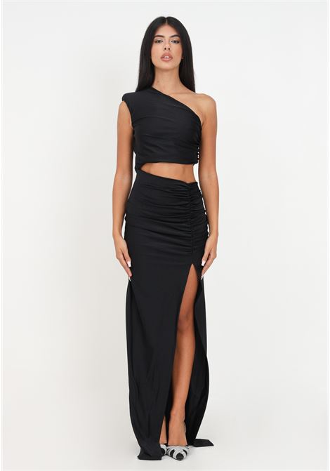 Black dress with cut-out detail for women AMEN | Dresses | HMW23517009