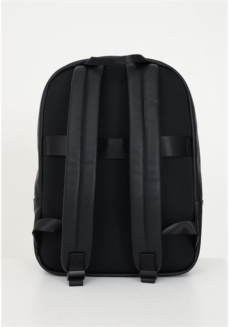 Black unisex backpack with central zip ARMANI EXCHANGE | Backpacks | 9525513F87600020