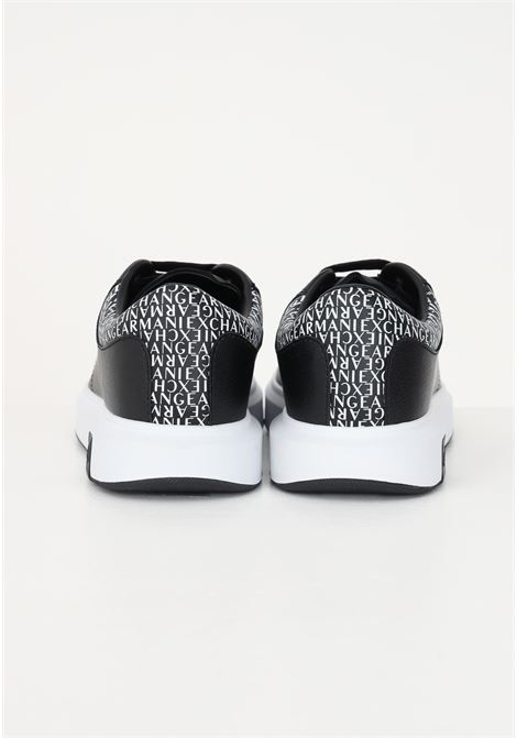 Sneakers da uomo nere con retro a contrasto ARMANI EXCHANGE | Sneakers | XUX123XV7610002