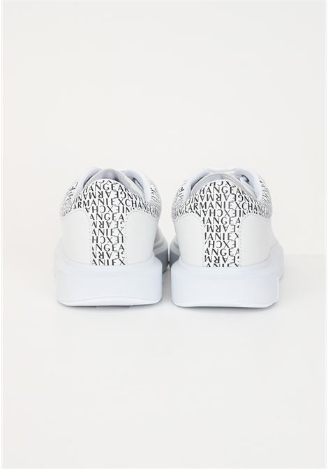 Sneakers da uomo bianche con retro a contrasto ARMANI EXCHANGE | Sneakers | XUX123XV76101015