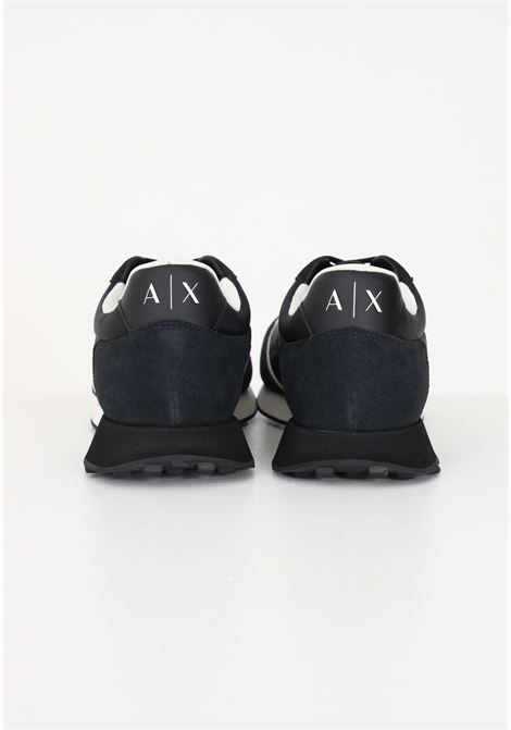 Sneakers nere da uomo in suede colo maxi logo ARMANI EXCHANGE | Sneakers | XUX157XV588S077