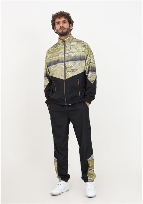Black patterned tracksuit for men AUSTRALIAN | Sport suits | TUTA SMASH-2219-0034