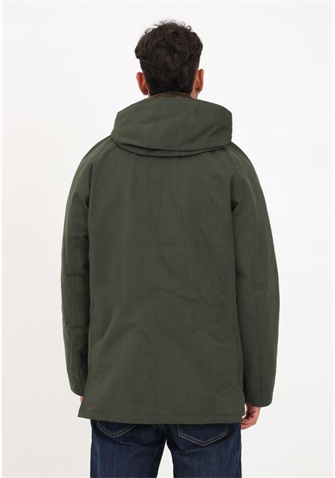 giacca lunga da uomo colore verde mimetico. BARBOUR | Giubbotti | 232 - MWB1001 MWBSG51