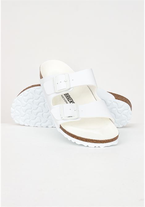 White Arizona slippers for men and women BIRKENSTOCK | Slippers | 1019046.