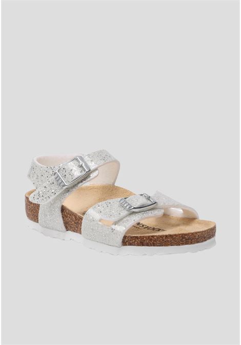 Rio silver sandals for girls BIRKENSTOCK | Sandals | 1022198.