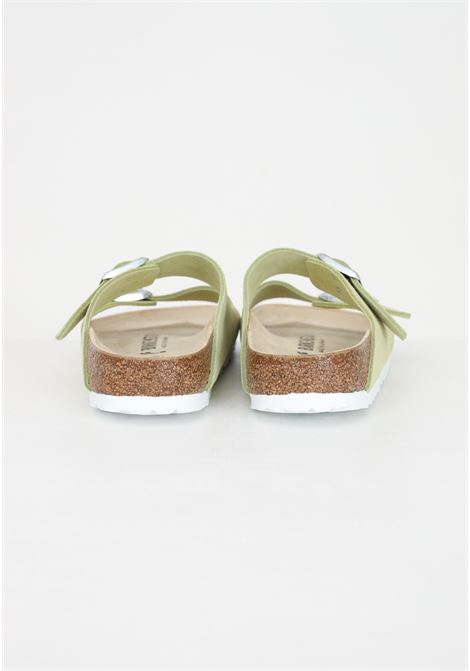 Green women's slippers with glitter BIRKENSTOCK | Slippers | 1024201.
