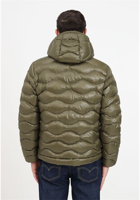 Wave down jacket with hood for men BLAUER | Jackets | 23WBLUC02084-005958659TT