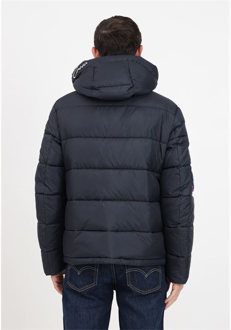 Men's down jacket with patch and hood BLAUER | Jackets | 23WBLUC02536-006726888
