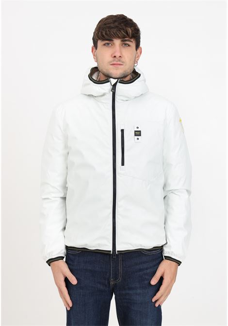 White neoprene down jacket for men BLAUER | Jackets | 23WBLUC08122-005480112