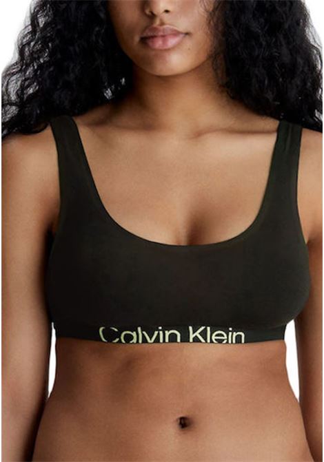 Black bra with logo for women CALVIN KLEIN JEANS | Bralette | 000QF7400EUB1