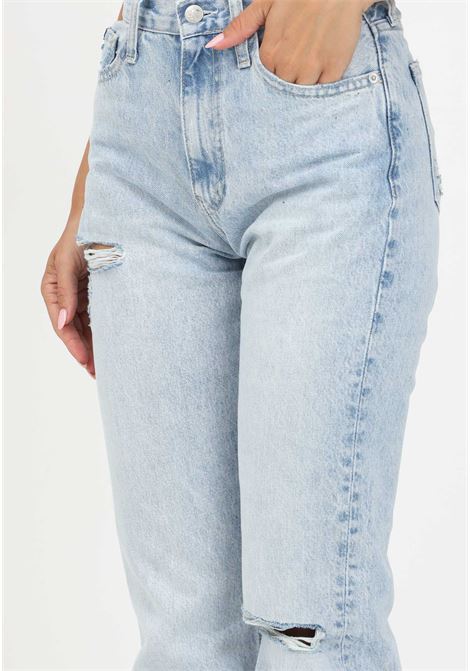 Jeans in denim chiaro da donna CALVIN KLEIN JEANS | Jeans | J20J2212381AA1AA