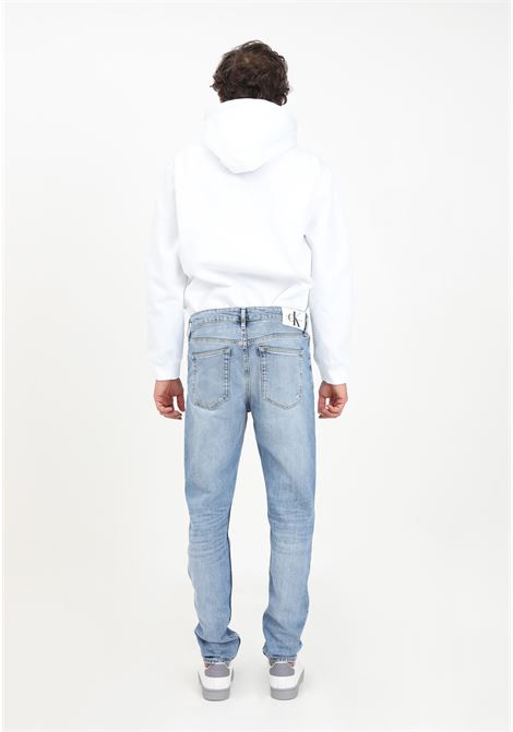 Light denim tapered slim jeans for men CALVIN KLEIN JEANS | Jeans | J30J3233621AA1AA