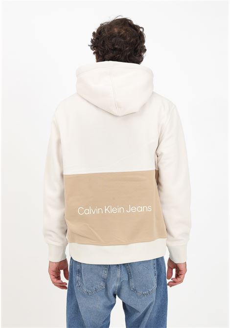 Men's beige hoodie CALVIN KLEIN JEANS | J30J323435ACFACF