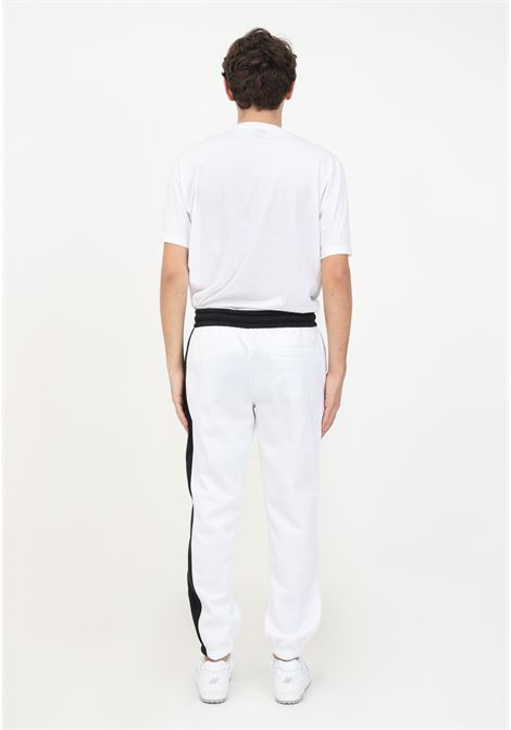 Pantaloni bianchi e neri di tuta da uomo CALVIN KLEIN JEANS | Pantaloni | J30J324052YAFYAF