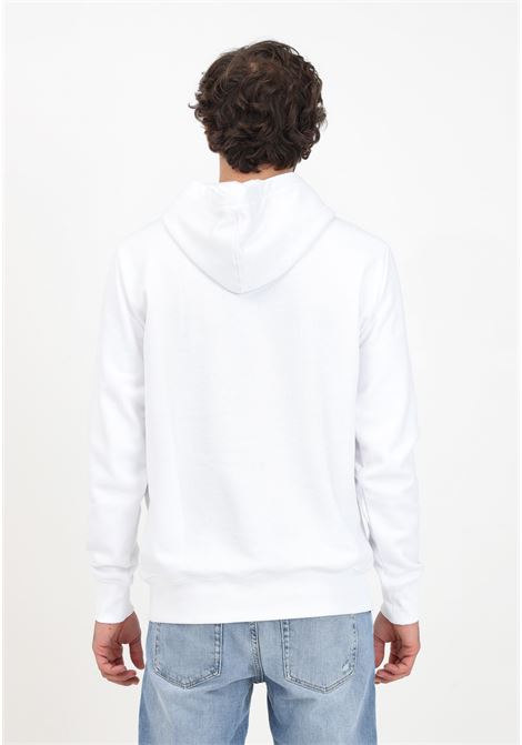 White men's hooded sweatshirt embellished with CK monogram CALVIN KLEIN JEANS | J30J324699YAFYAF
