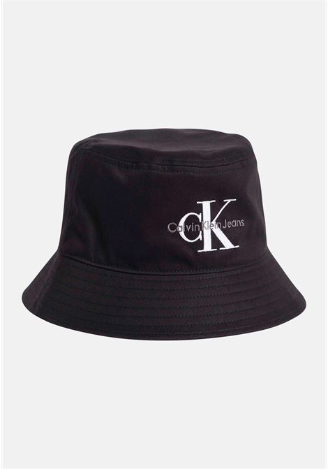 Cappello nero da uomo alla pescatora in cotone CALVIN KLEIN JEANS | Cappelli | K50K510788BDS