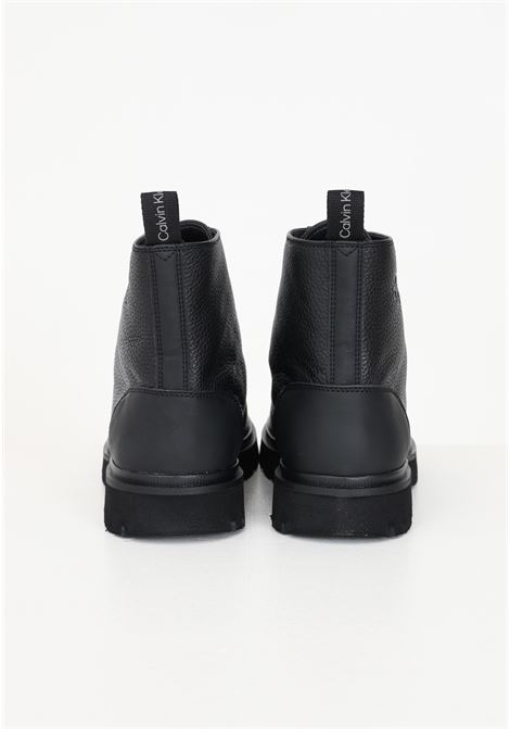 Black leather ankle boots for men CALVIN KLEIN JEANS | Ancle Boots | YM0YM007510GT0GT