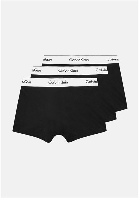 Set of three black men's boxers with logo band CALVIN KLEIN | Boxer | 000NB2380A001