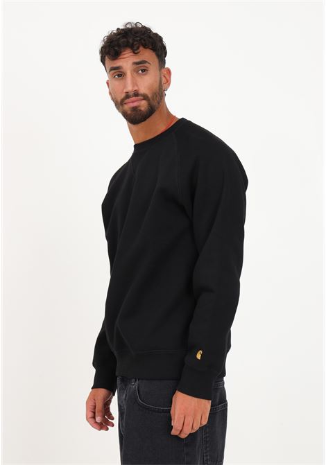 Black sweatshirt with men's logo CARHARTT WIP | I02638300FXX
