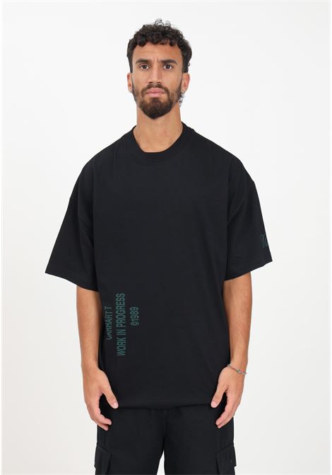Signature model black casual t-shirt for men CARHARTT WIP | T-shirt | I03215489XX